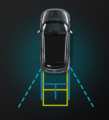 CAMÉRA DE RECUL AVEC LIGNES DYNAMIQUES