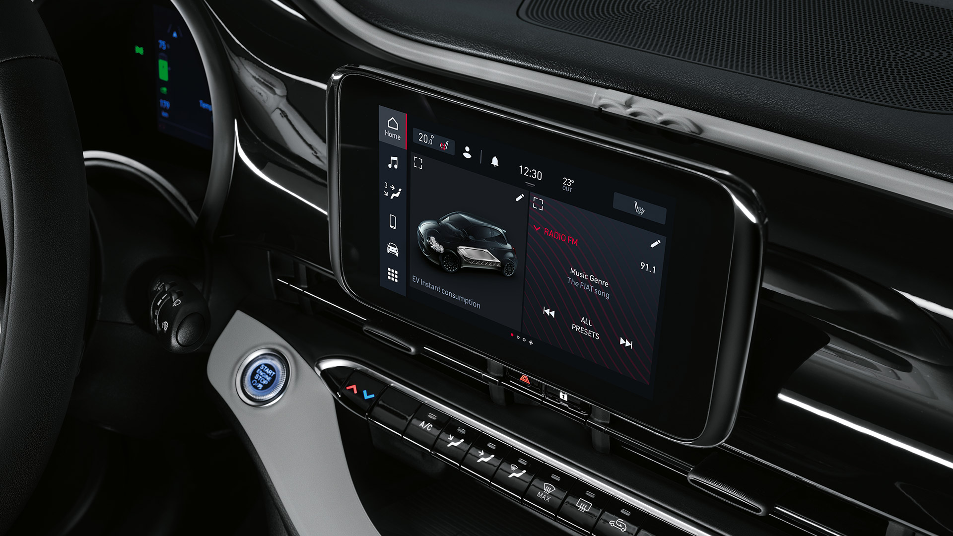 SYSTÈME UCONNECT™ ÉCRAN TACTILE 7” DAB+ AVEC CARPLAY/ ANDROID AUTO™ SANS FIL